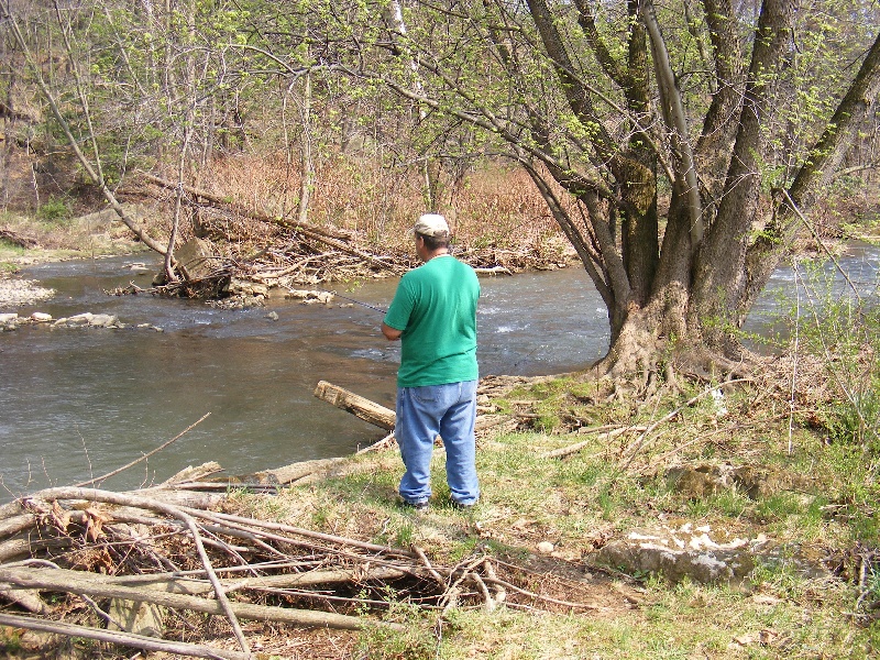 Creekside fishing photo 4